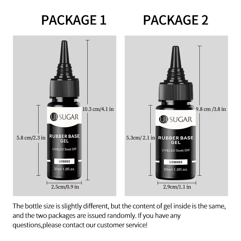 UR SUGAR 30ml Gel de Base en caoutchouc nu sans lingette couche de finition recharge paquet grand Volume vernis Semi-permanent UV LED Nail Art manucure