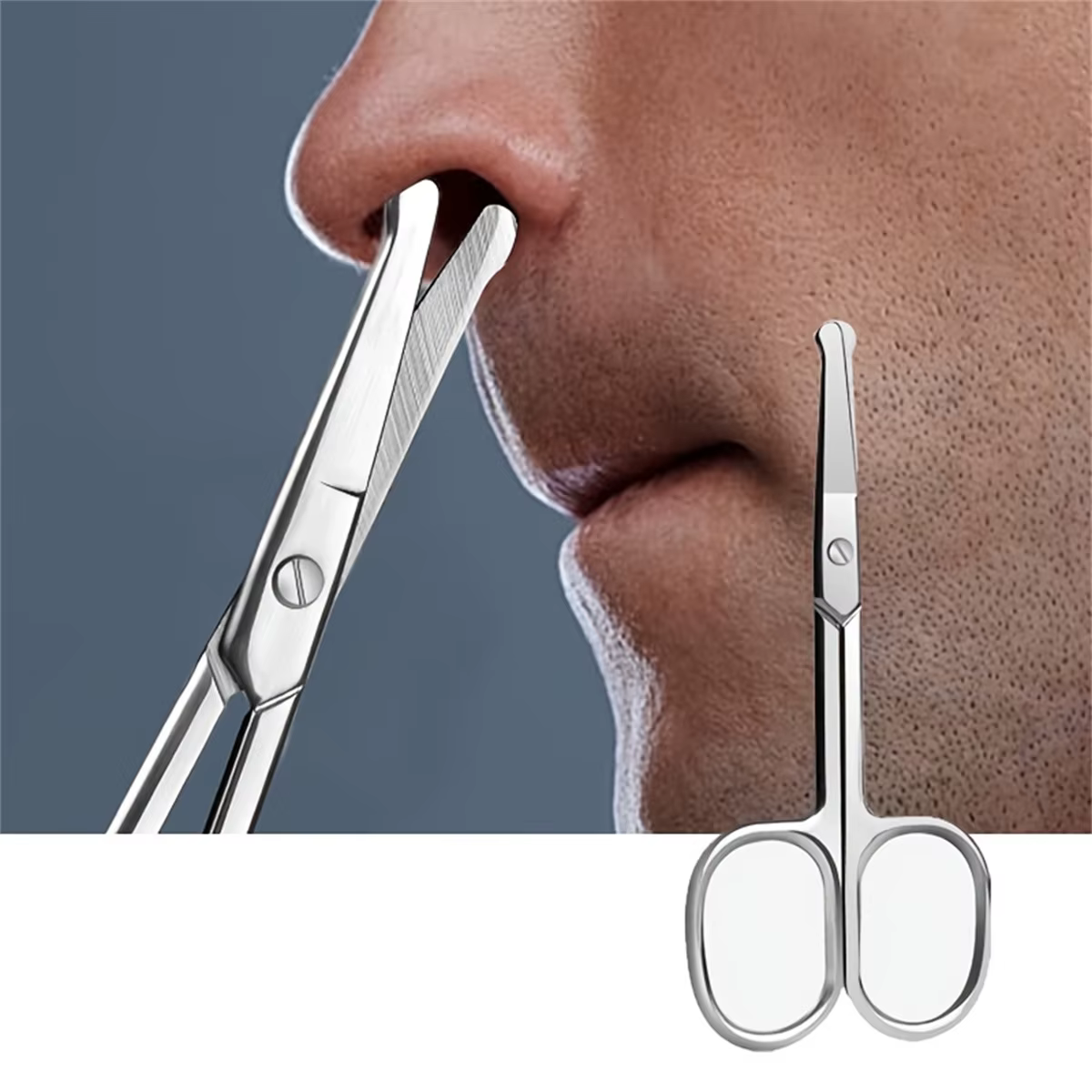 Épilation en acier inoxydable et oreille nez sourcils coupe Fine nez cisailles pour soins personnels du visage