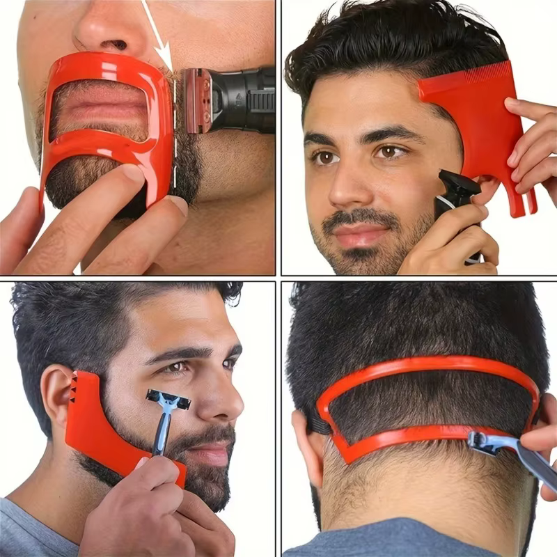 4 pièces Nouveaux peignes à barbe pour hommes