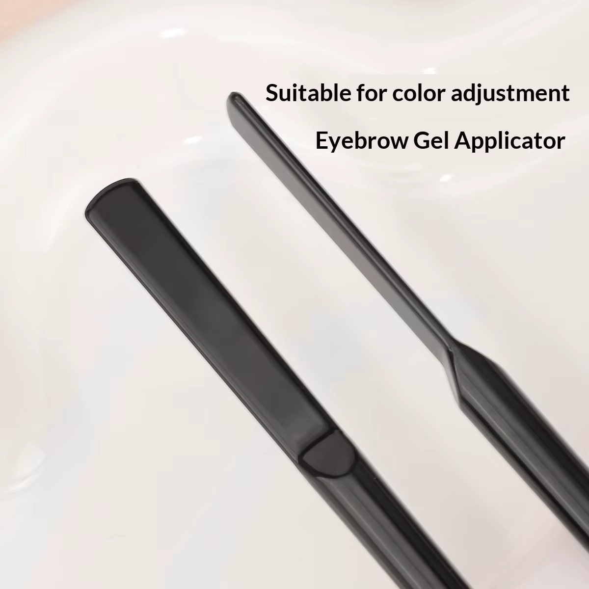 Brosse applicatrice double embout pour sourcils