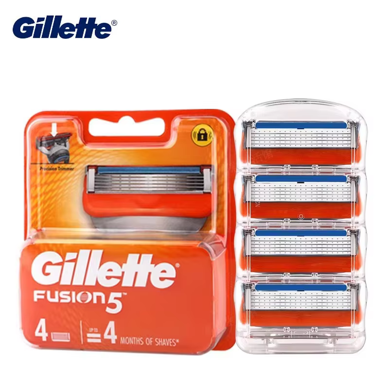 Gillette-Lame de rasoir de sécurité manuelle pour hommes