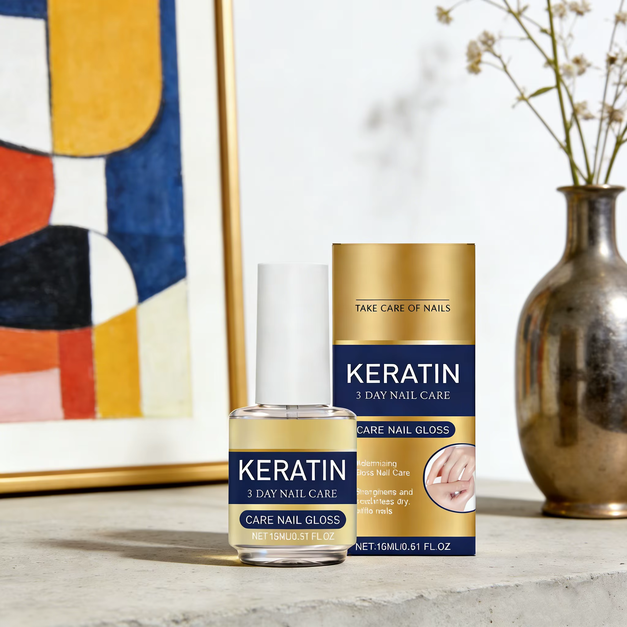 Sérum de Soin des Ongles : Traitement Nutritionnel pour Ongles Abîmés, Renforce, Illumine et Améliore la Santé des Bords – Fournitures Professionnelles, Essences Nourrissantes pour Mains et Ongles