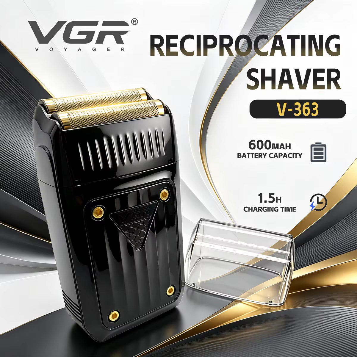 VGR Rasoir rasoir électrique homme Professionnel Rasoir Électrique Tondeuse tondeuse homme professionnelle à barbe