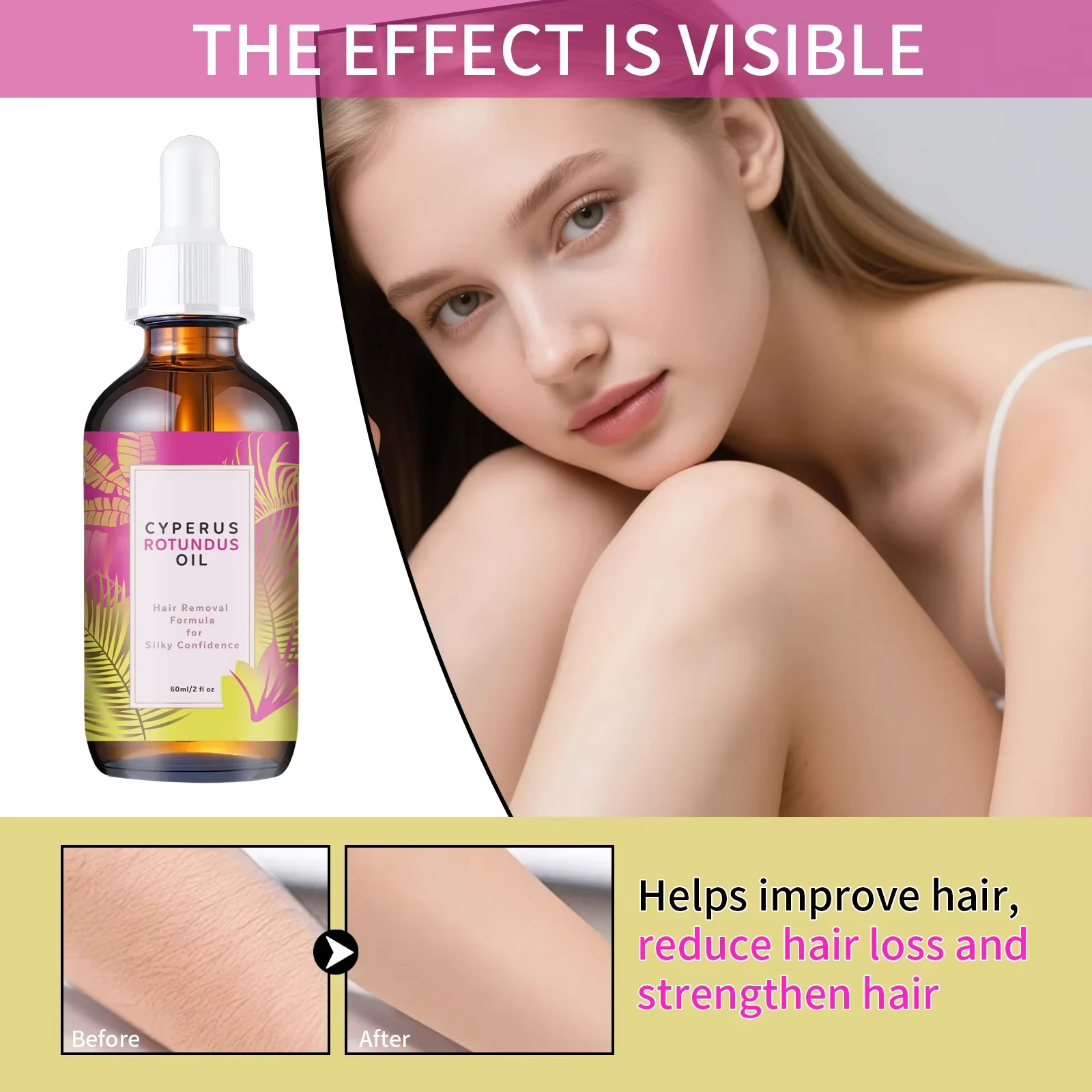 Huile dépilatoire 60ml