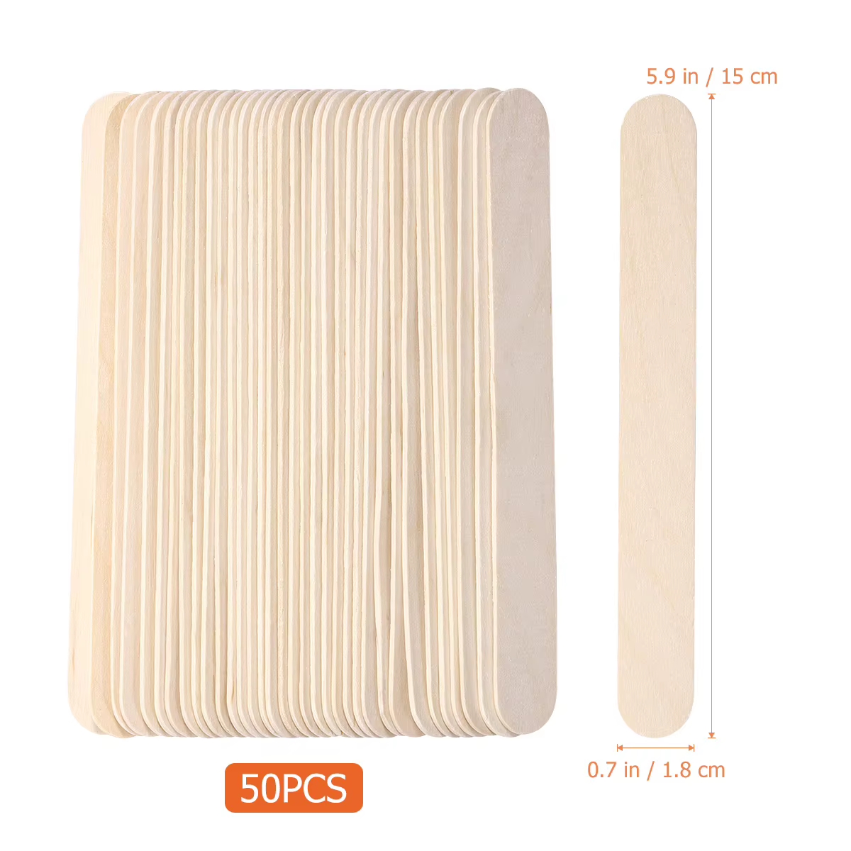 50 bâtonnets de cire dépilatoire en bois