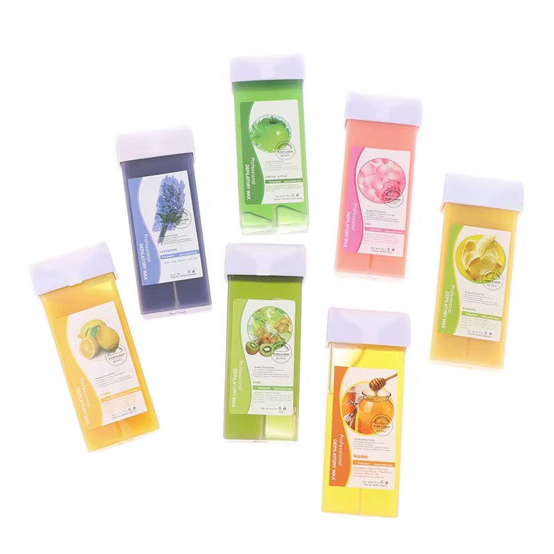 Cartouche dépilatoire pour bikini, 100g, avec rouleau, crème chaude, réchauffeur