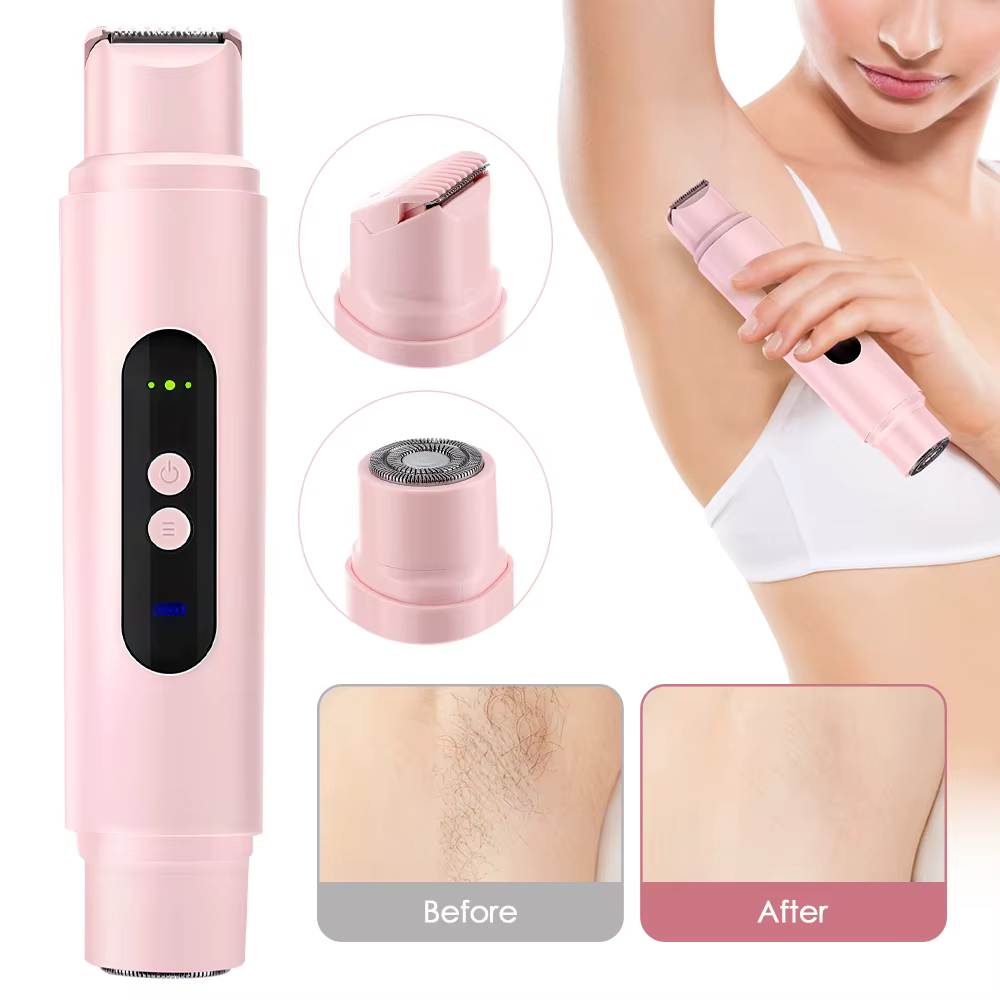 Rasoir électrique 2 en 1 pour femmes et hommes