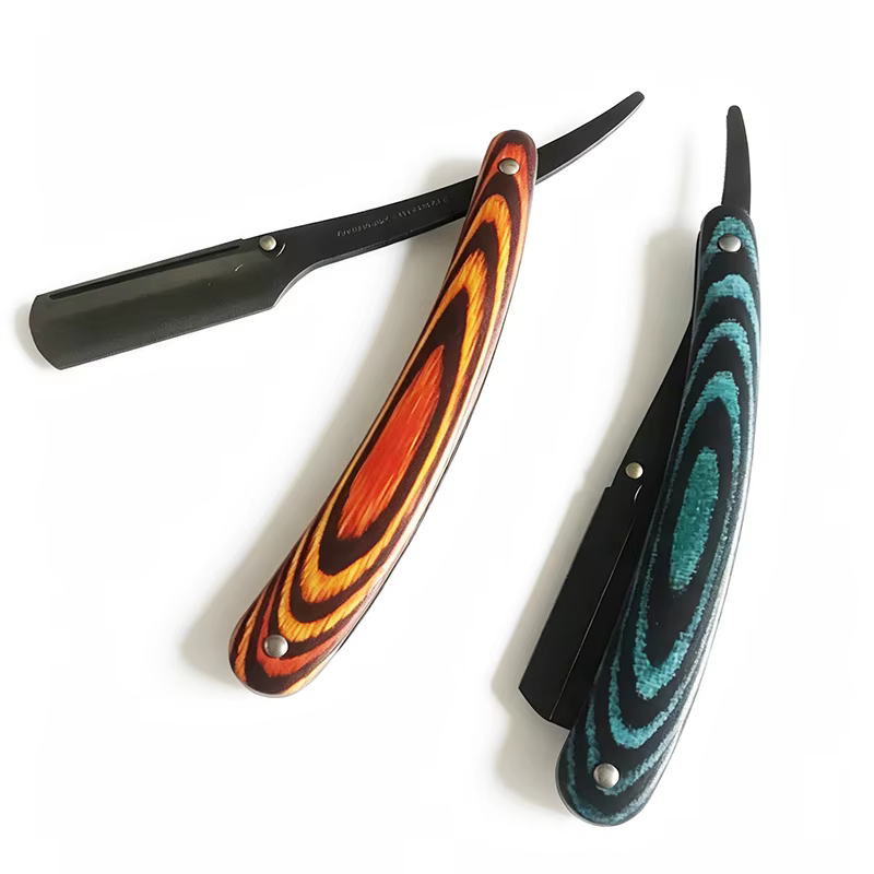 Rasoir de barbier professionnel 3 couleurs