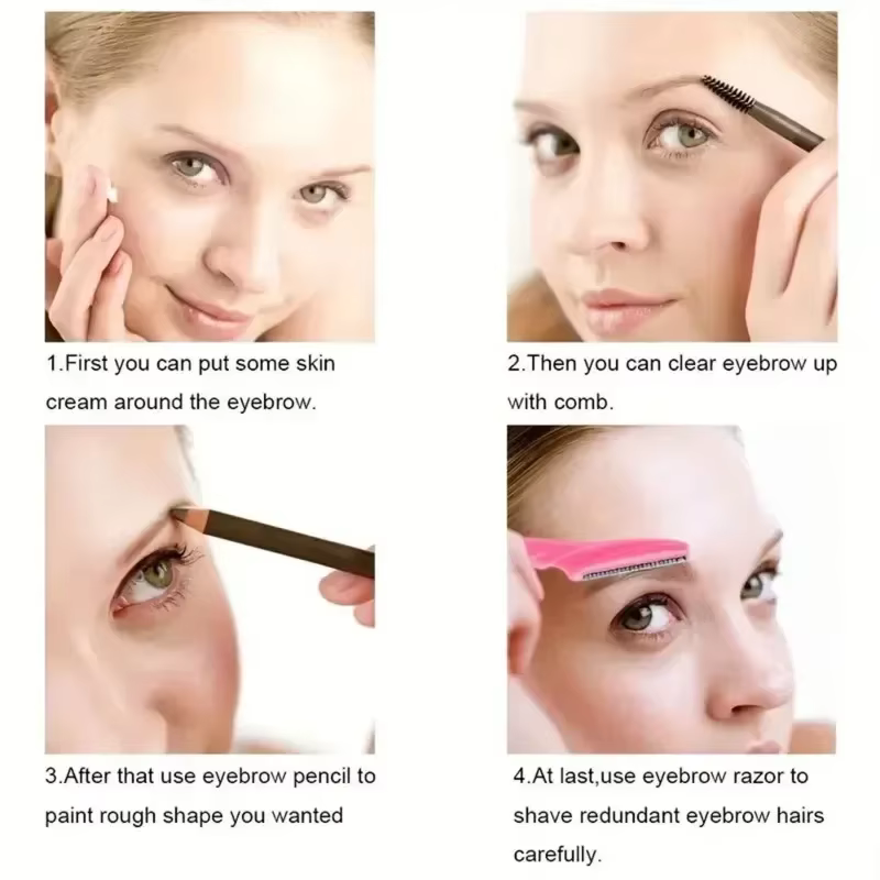 30 pièces, outils de Dermaplaning exfoliants polyvalents et rasoir Facial avec couvercle de précision
