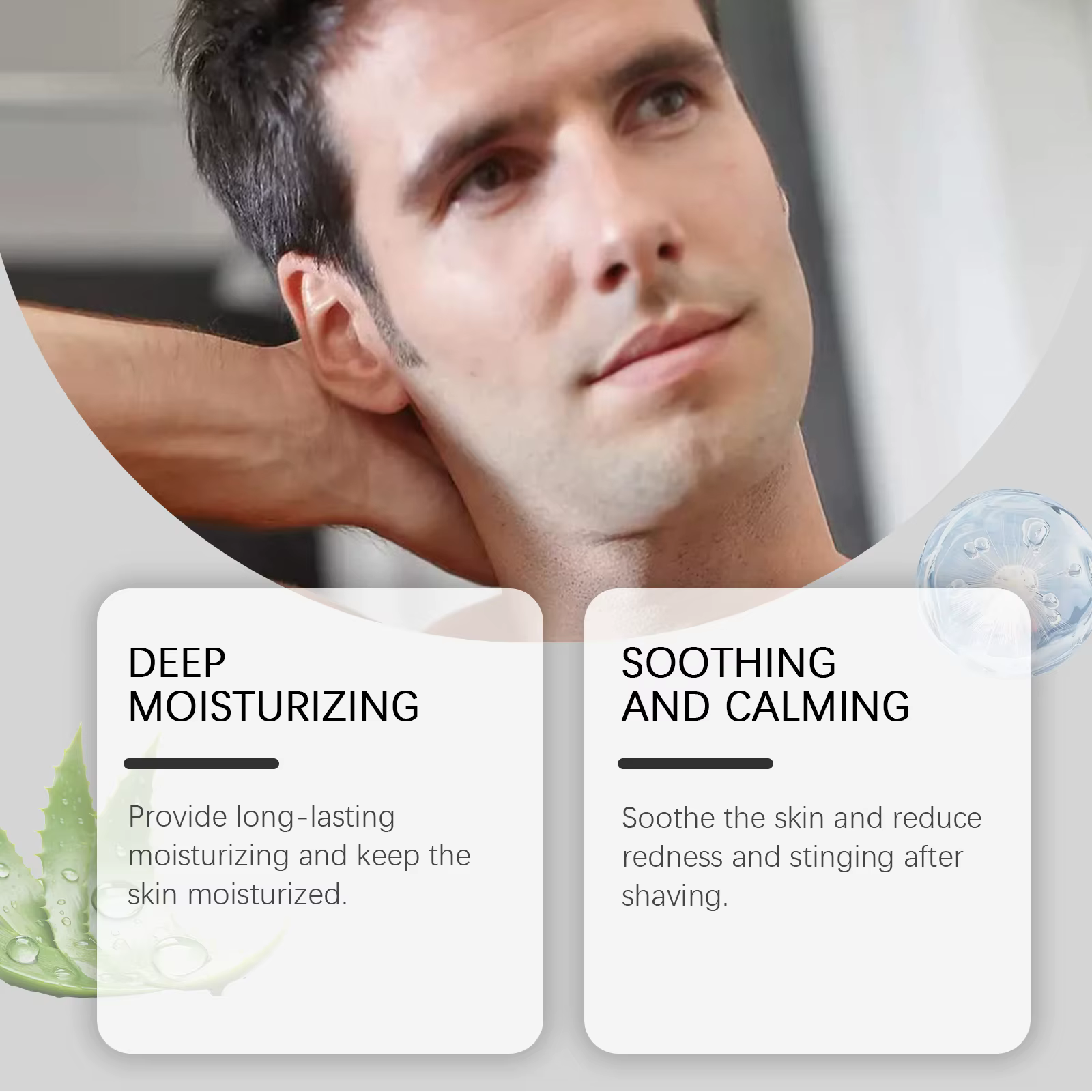 Spray après-rasage hydratant en profondeur pour hommes