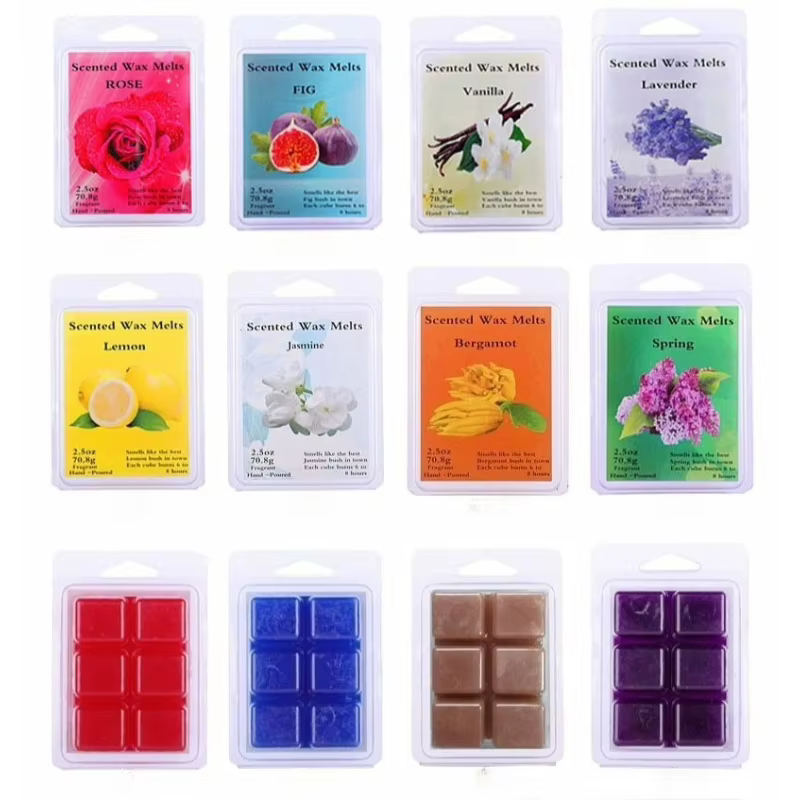 Cubes de cire solides parfumés aux huiles essentielles végétales, matériau pour bougies DIY, purificateur d'air, relaxant, parfum d'ambiance pour la maison, cires fondantes