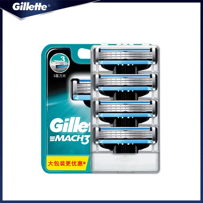 Gillette Mach 3 lames de rasoir 4 pièces recharges de lame
