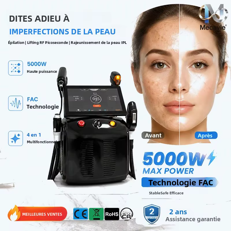 MECAVIE 4-en-1 Diode Laser Ice Platinum