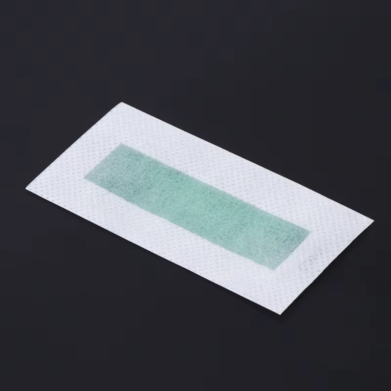 10x épilation épilateur dépilatoire bandes cire froide tampon papier pour le visage non tissé