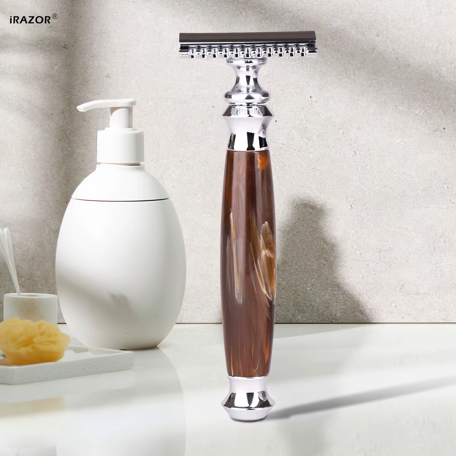 IRAZOR – rasoir de sécurité classique à Double tranchant pour hommes