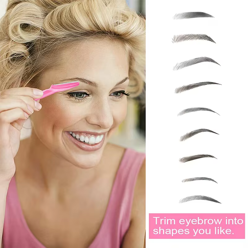 Ensemble de rasoirs à sourcils de précision pour femmes