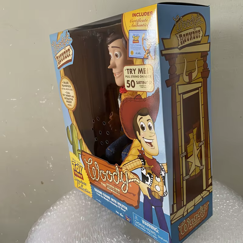 Peluche interactive parlante Woody le shérif de Toy Story de Pixar, réplique de film de luxe du 20e anniversaire