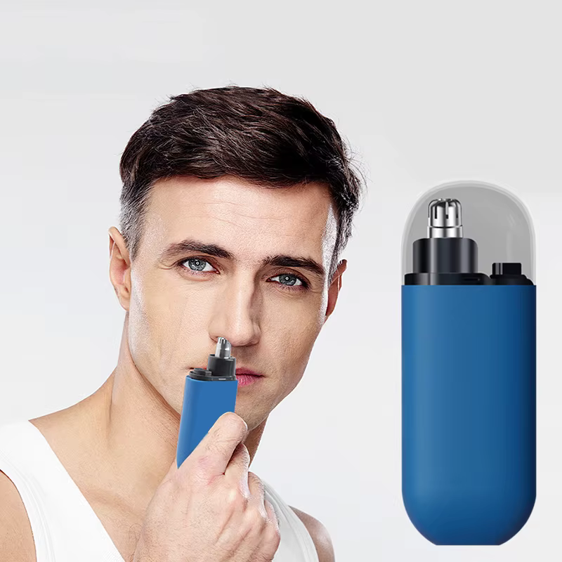 Tondeuse à poils de nez électrique portable pour hommes