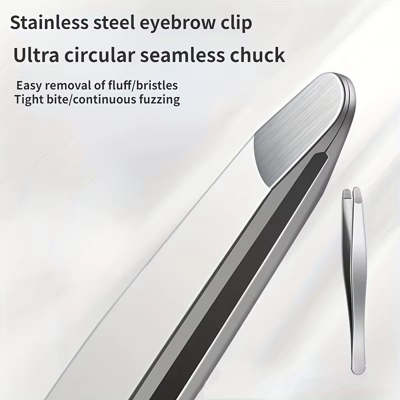 Pince à épiler professionnelle robuste en acier inoxydable pour sourcils et poils du visage avec pointes pointues