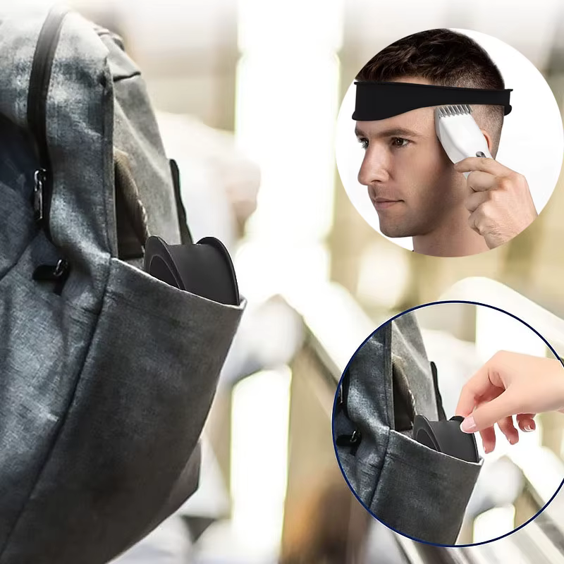 Modèle de rasage de coupe de cheveux en Silicone