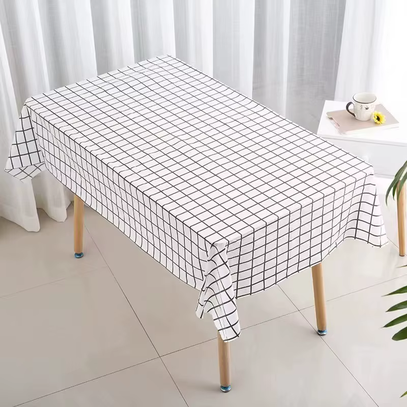 Nappe jetable à carreaux, résistante à l'huile et à la saleté, pour cuisine, fête à domicile, salle à manger, célébration de vacances, 1/3/5 pièces