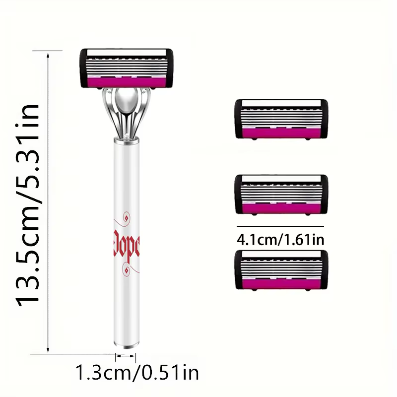 Rasoirs élégants, lames durables