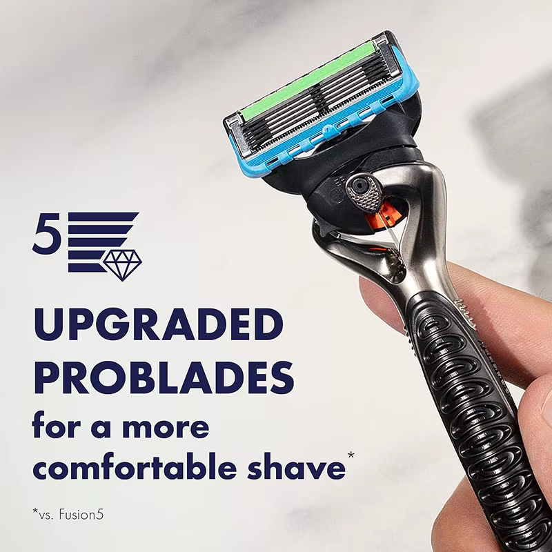 Gillette ProGlide Power rasoir hommes visage barbe rasage Flexball poignée Microcomb
