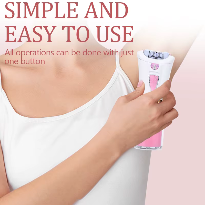 Kemei KM-1999 épilatoire électrique femme épilateur femmes batterie sèche épilation pour le corps du visage aisselles