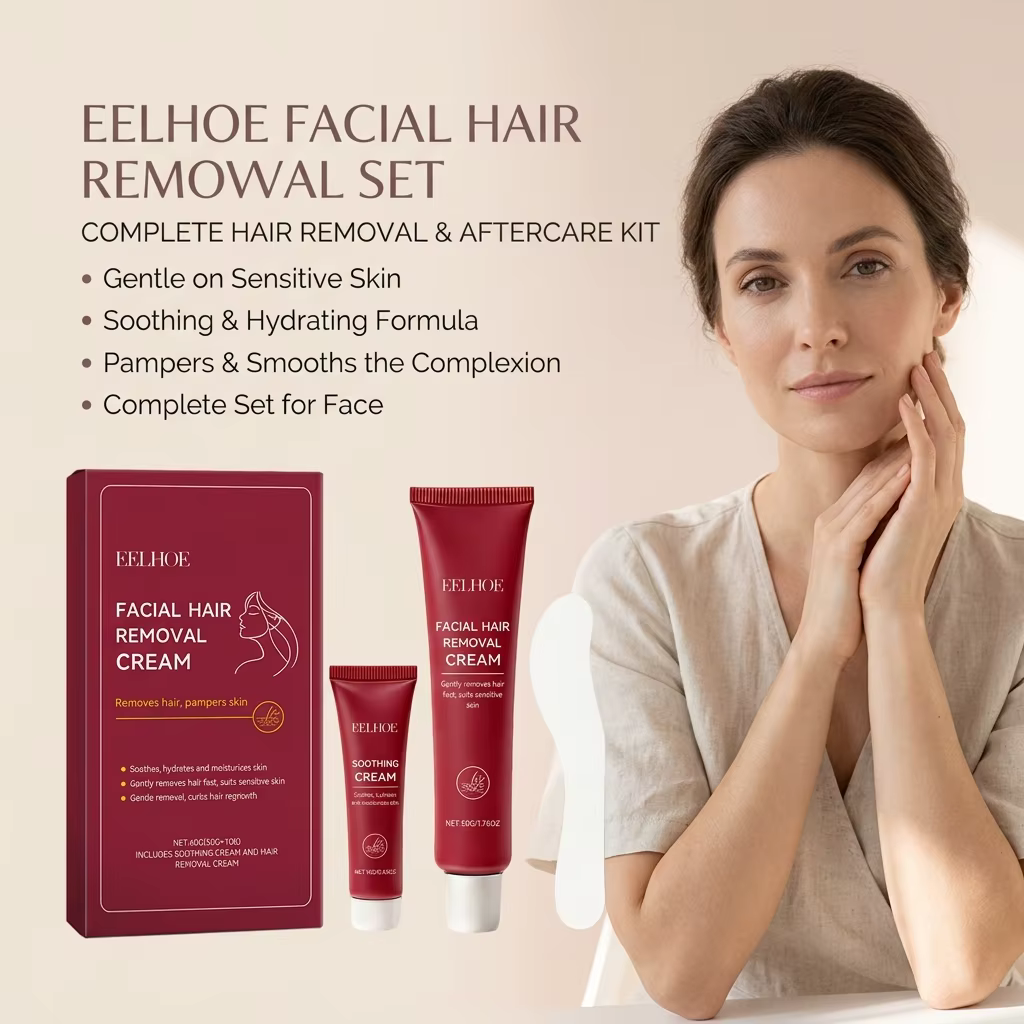 Crème dépilatoire pour le visage