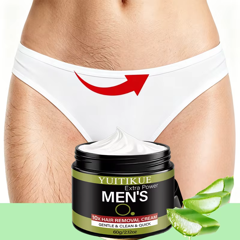 Crème dépilatoire douce 10X pour homme