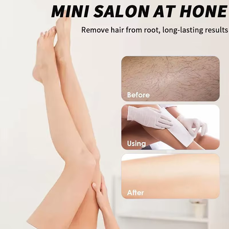 10/50/80/100 pièces de bandes de cire en tissu non-tissé professionnelles pour l'épilation