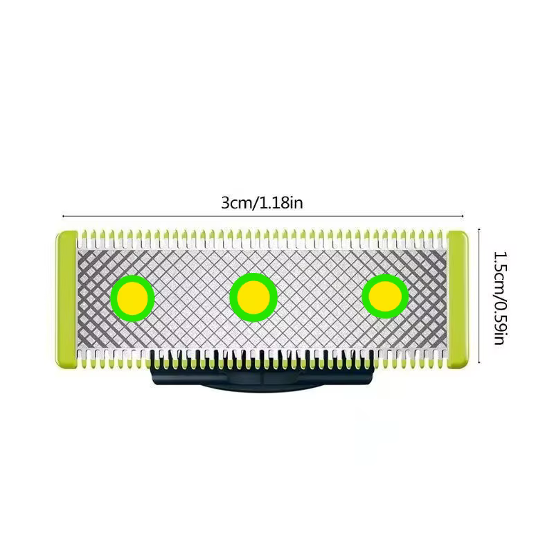 Tondeuse à cheveux une lame de rechange tête de rasoir à barbe adapté QP2520 QP2530 QP2630 QP6510 QP6520 QP2523