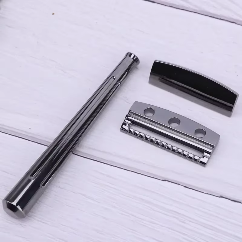 YAQI rasoir à barbe SE Katana Globe Trotter rasoir de sécurité à bord unique pour hommes objets de collection cadeau d'anniversaire