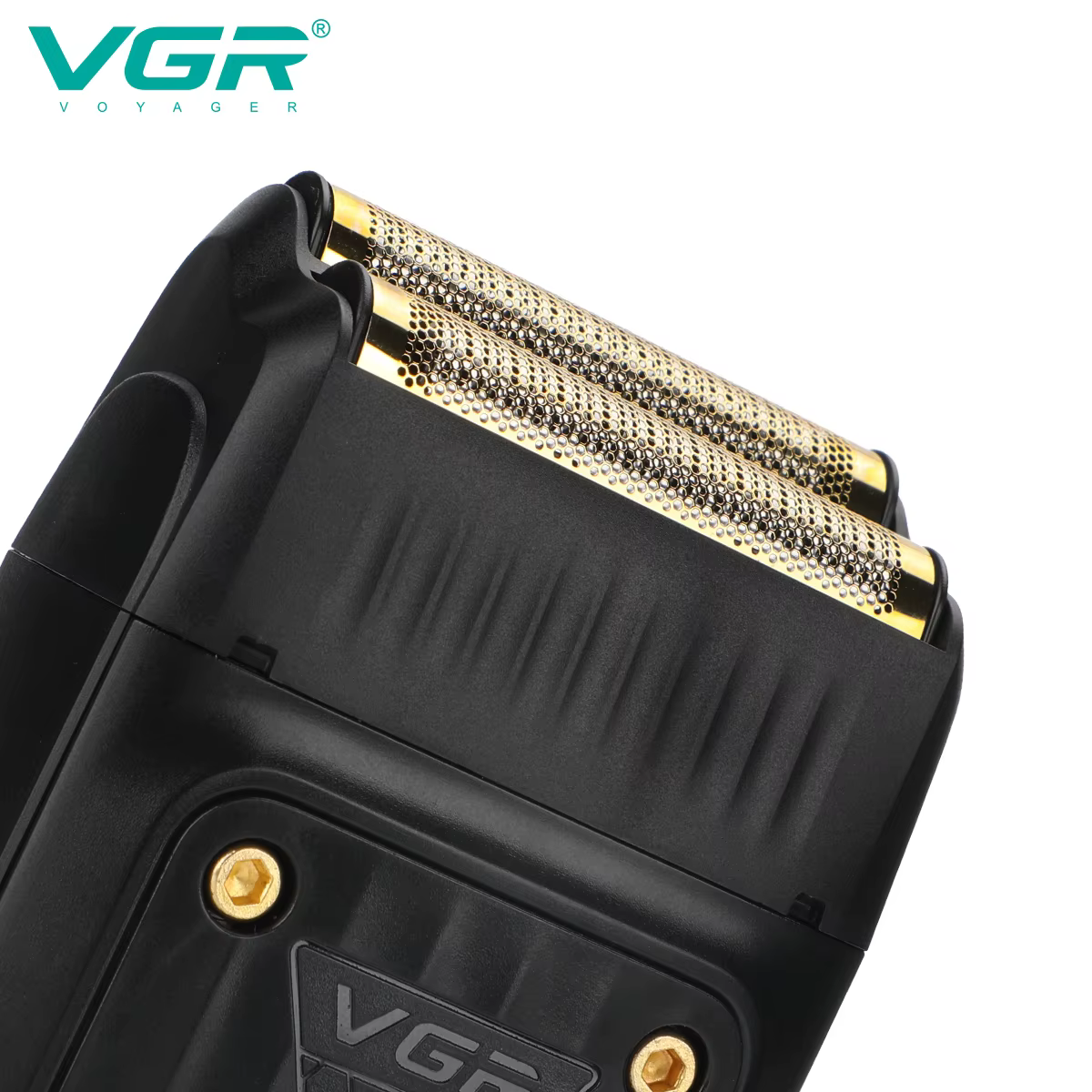 VGR tondeuse tondeuse à barbe pour hommes rasoir electrique homme Rasoir Professionnel Rasoir Électrique Rasoir Portable Machine à raser Rechargeable Rasoir à mouvement alternatif LED Rasoir pour homm