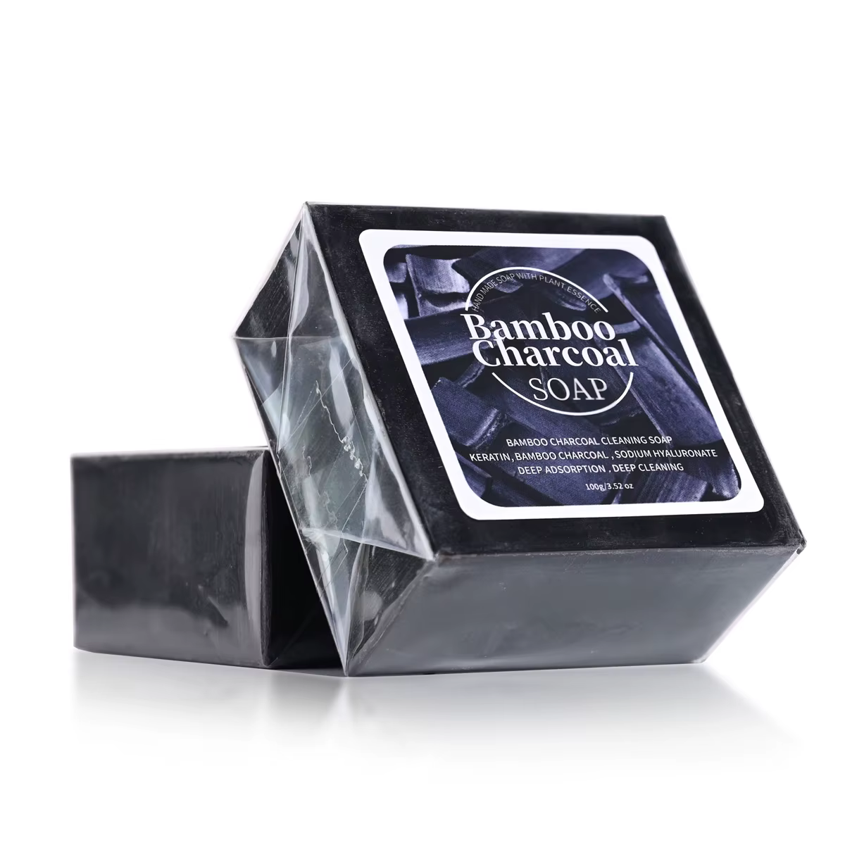 Savon artisanal au charbon de bambou B+100G