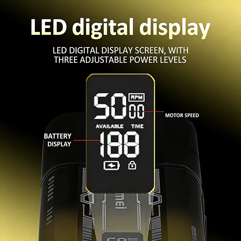 Rasoir électrique KEMEI KM-T418 à double lame oscillante pour homme