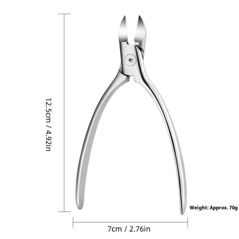 Coupe-ongles pour ongles incarnés, bouche tranchante, pinces de pédicure obliques, manucure, outils de soins des pieds, cuticules professionnelles
