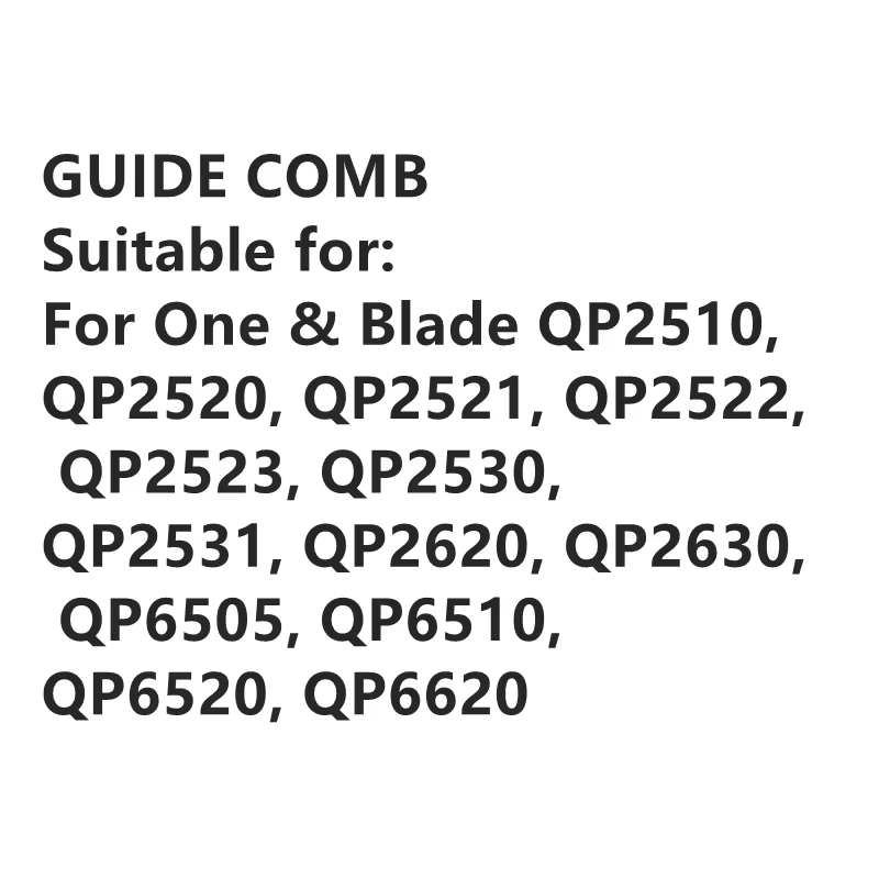 Protecteur de peau intime et peigne corporel 3 mm compatible avec les tondeuses hybrides OneBlade QP2724/QP2824/QP2520/QP2630