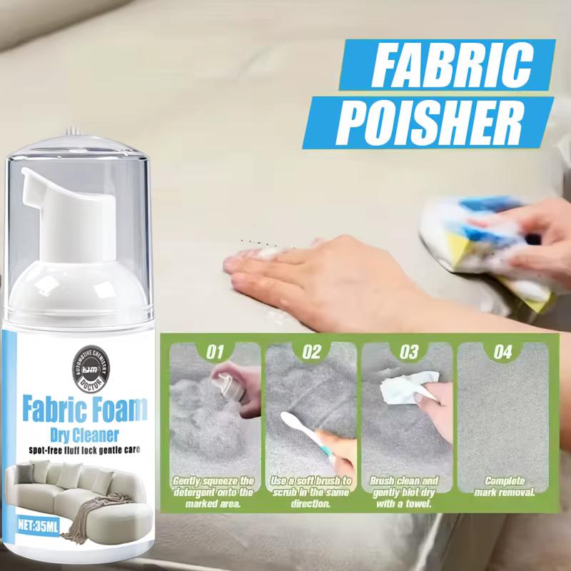 Nettoyant pour tissus en mousse, sans démontage, détachant, spray rafraîchissant pour canapé, tapis, matelas, siège de voiture, rembourrage, rénovateur de tissus pour la maison