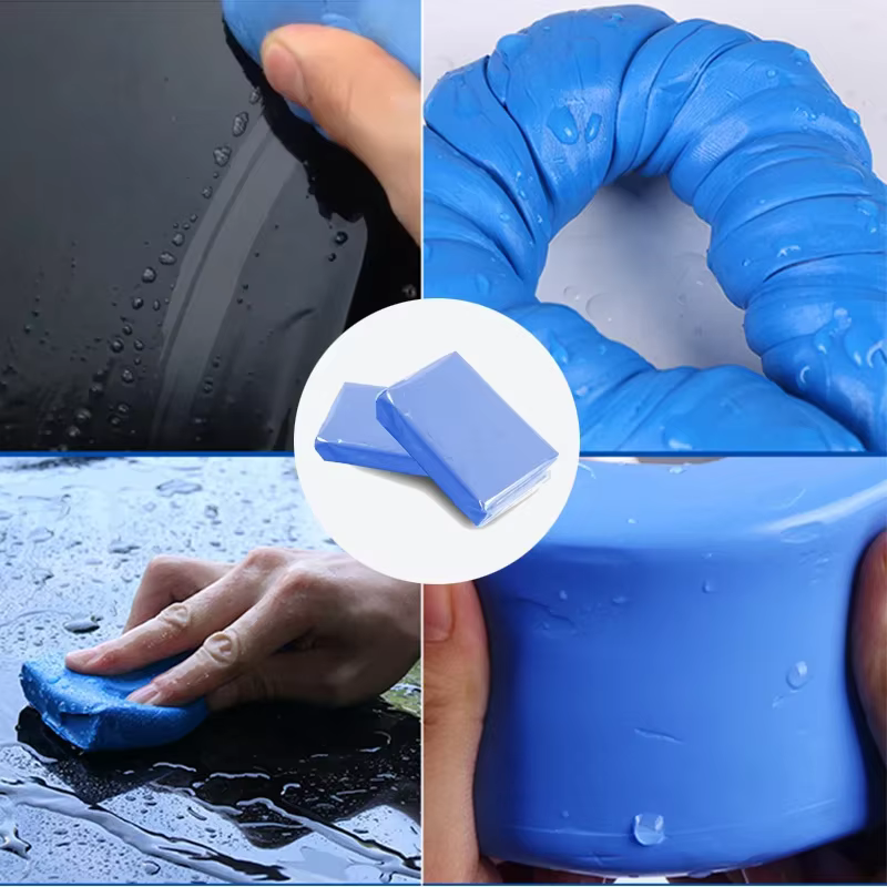 Boue magique de lavage de voiture, cirage de détail de voiture, barre d'argile de nettoyage, forte Force pour enlever la boue volcanique, accessoires de voiture
