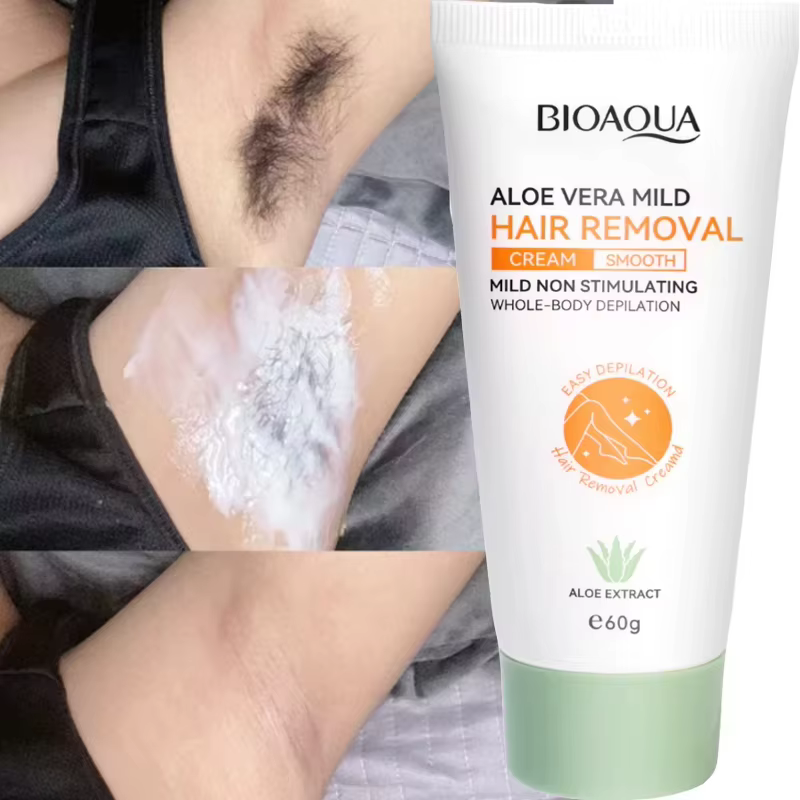 Crème dépilatoire à l'aloe vera