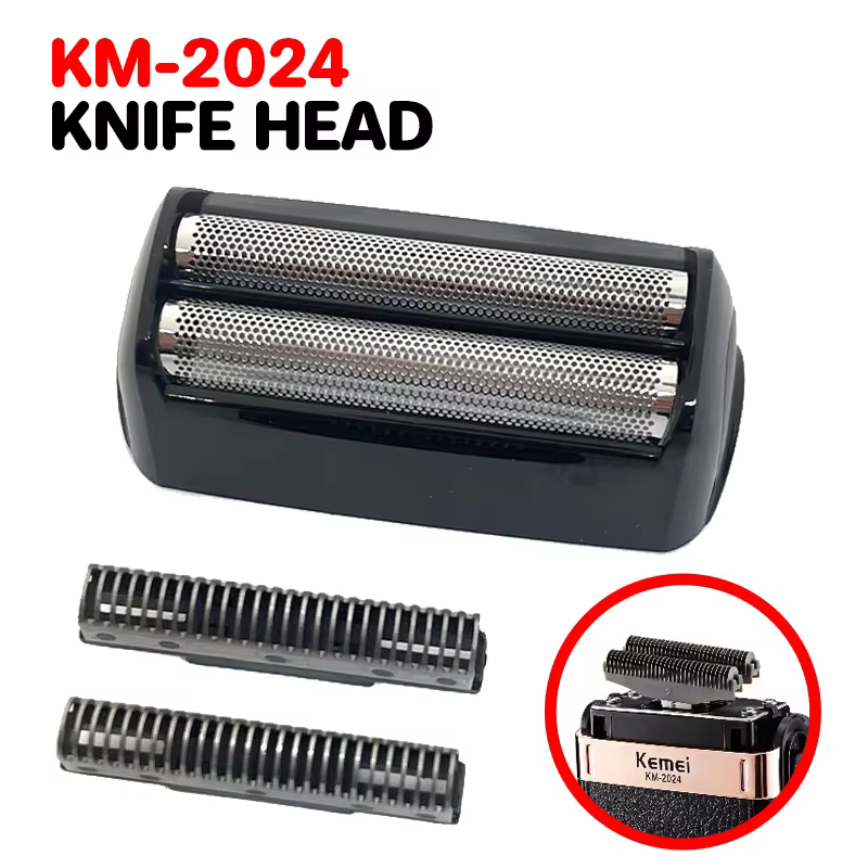 Kemei 2024 lame de rasoir tête