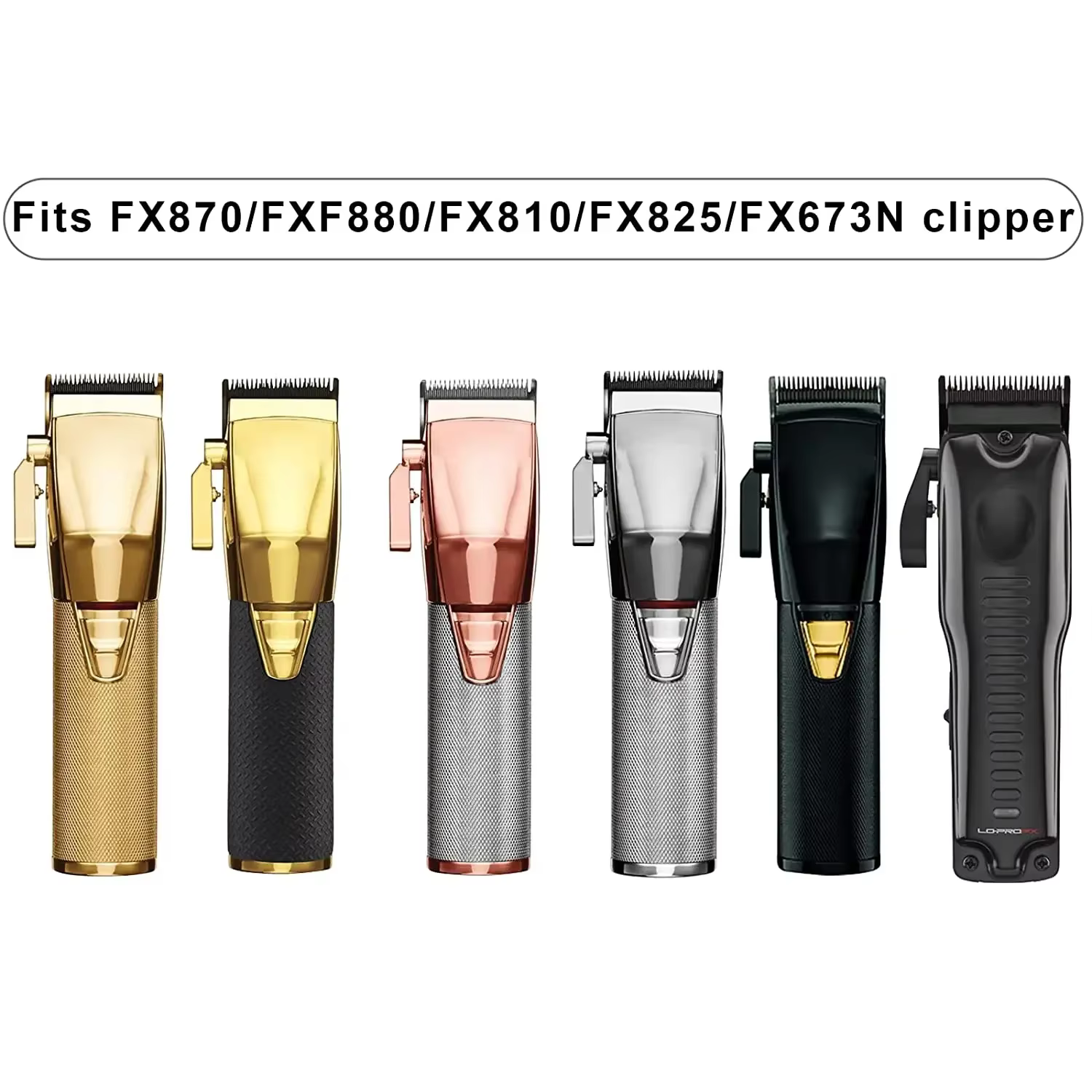Lames professionnelles FX803B compatibles avec les tondeuses BaByliss PRO Barberology FX870