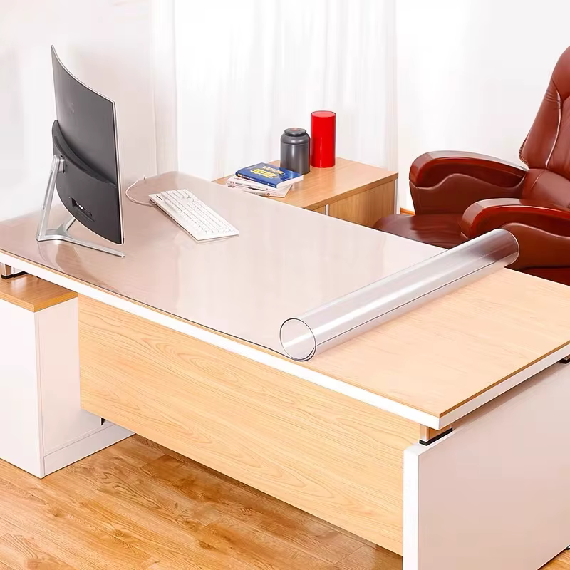 Nappe imperméable en PVC – Antidérapant, résistante à l'huile, résistante aux rayures, facile à nettoyer, idéale pour les tables à manger et les bureaux