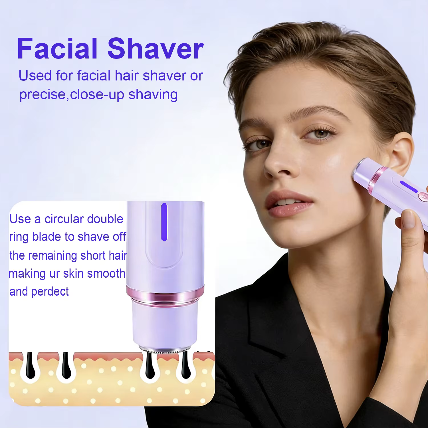 Rasoir électrique pour femme