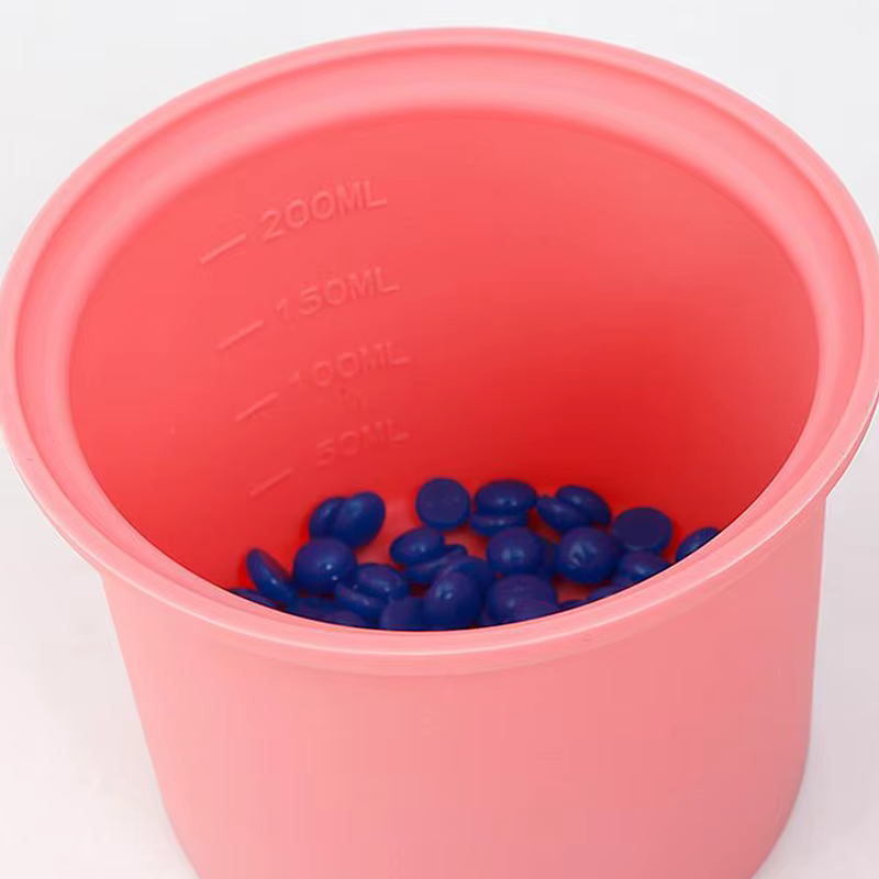 Nouveau chauffe-cire résistant à la chaleur remplacement bols en Silicone épilation cire avec bâton d'agitation poêle