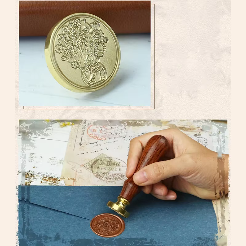 Sceau d'avertissement de logo personnalisé, personnalisé, décor de scrapbooking, faire-part de mariage, personnalisé avec votre conception, cadeau d'anniversaire