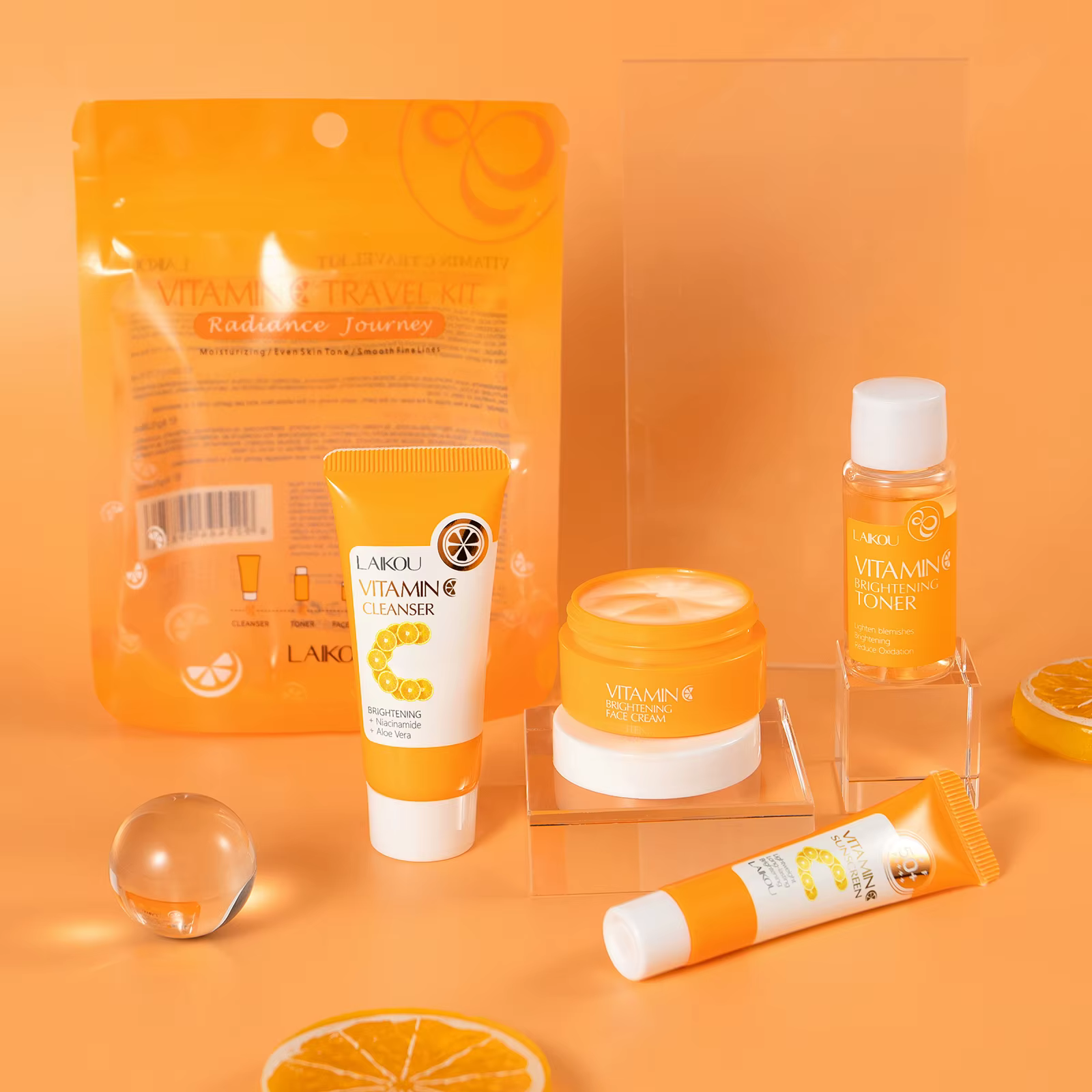 LAIKOU – ensemble de voyage à la vitamine C