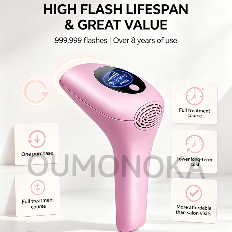 Nouveau Permanent IPL laser épilateur Machine de coupe de cheveux lisseurs Vibration homme rasoir femme visage