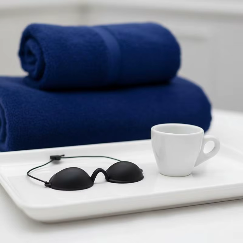 Lunettes de protection oculaire en silicone souple pour laser IPL